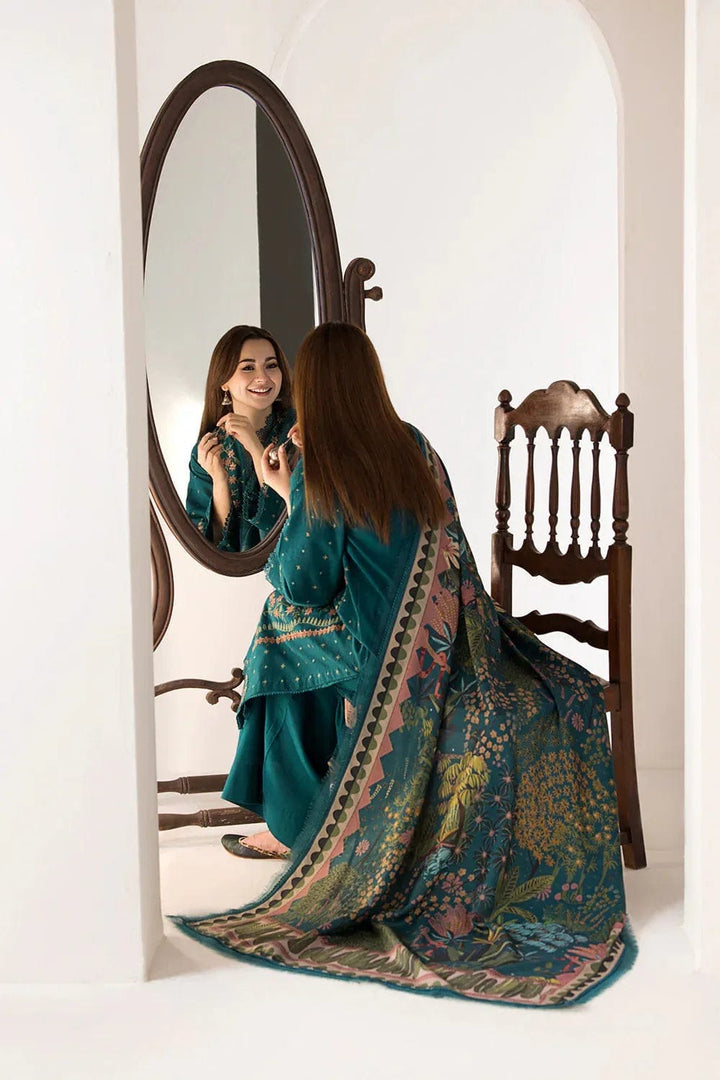 COCO UNSTITCHED 3PC LAWN EMBROIDERED WITH DIGITAL PRINT SHAWL