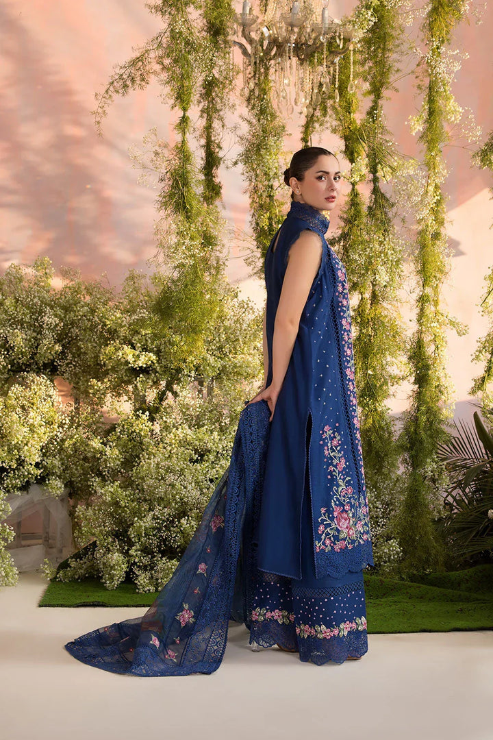 SOBIA NAZIR |UNSTITCHED LAWN 3PC EMBROIDERED SUITE