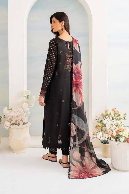 IZNIK 3PC EMBROIDERED LAWN WITH CHIFFON EMB DUPATTA -GA2050