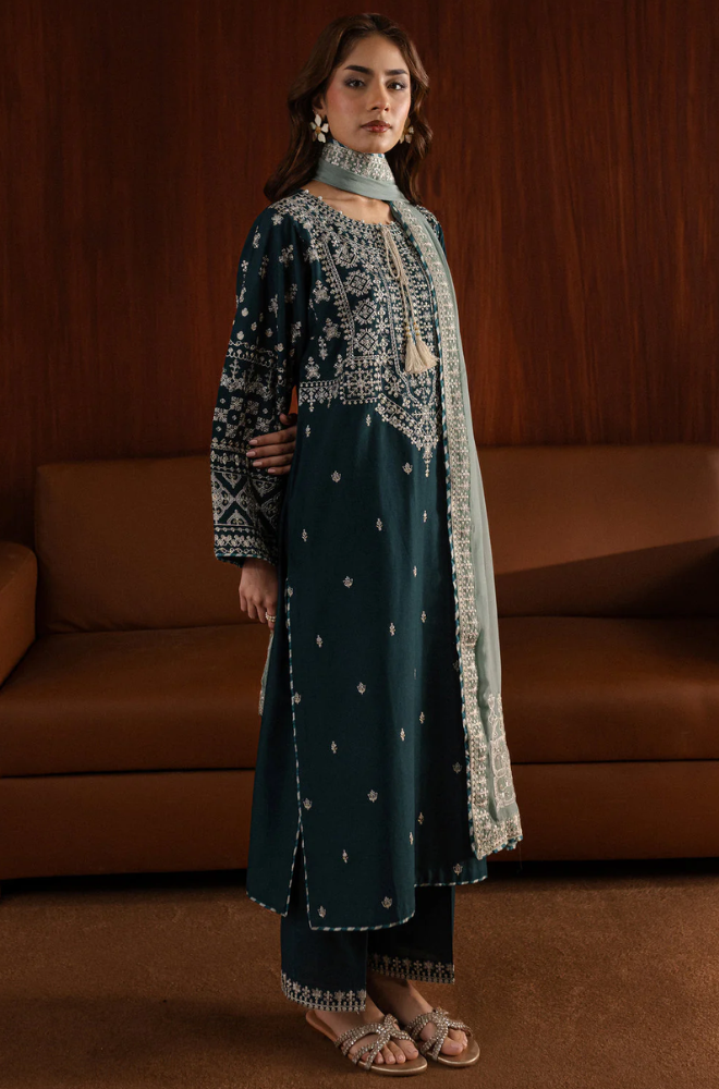Azure - Summer 3PC Lawn Embroidered Suit