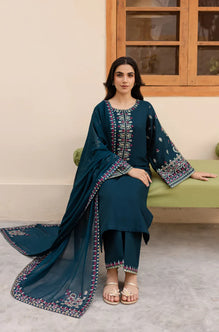 Sapphire - Summer 3PC Lawn Embroidered Suit