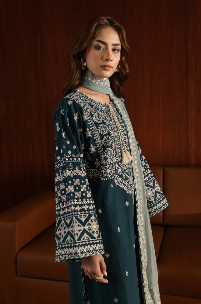 Azure - Summer 3PC Lawn Embroidered Suit
