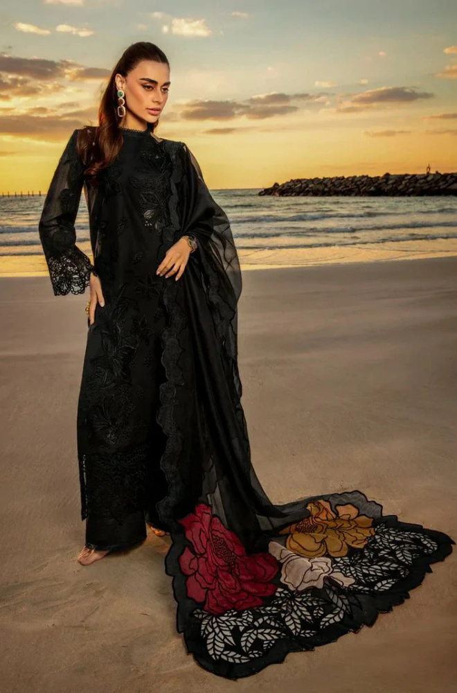 RANG RASIYA | REMEEN | UNSTITCHED LAWN 3PC EMBROIDERED SUITE