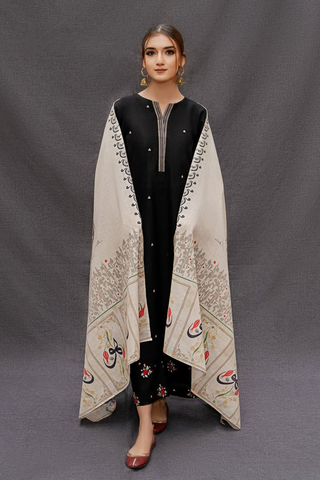 URGE WINTER 3 PC EMBROIDERED UNSTITCHED