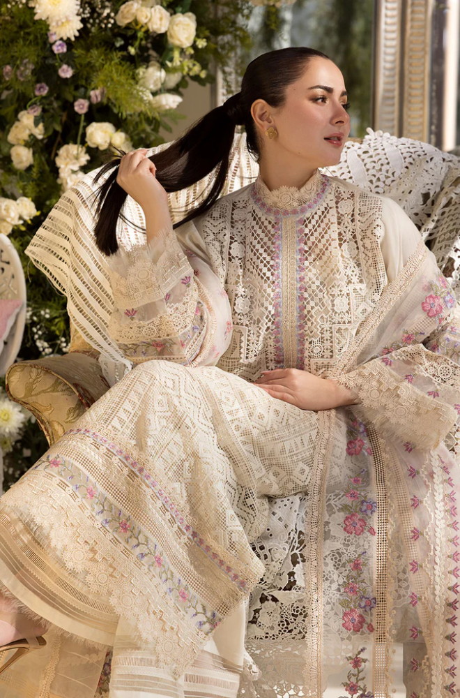 Sobia Nazir - Summer 3PC Lawn ChickenKari Embroidered Suit