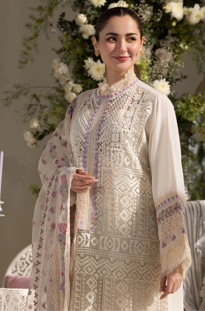 Sobia Nazir - Summer 3PC Lawn ChickenKari Embroidered Suit