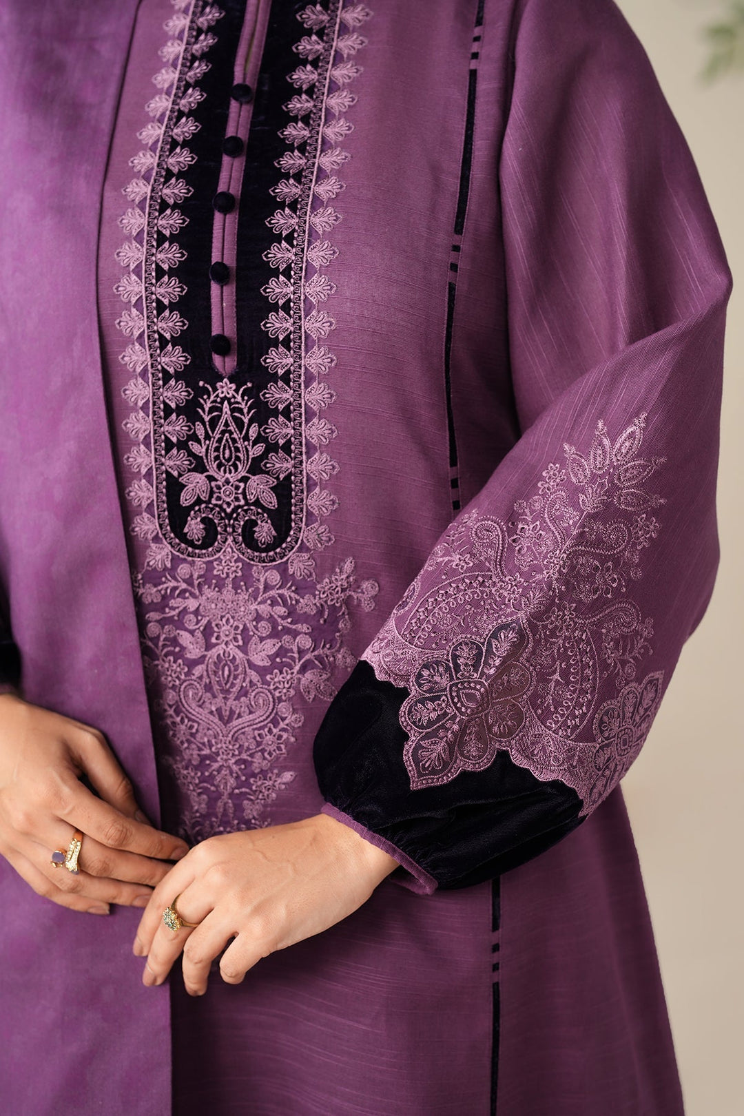 EMBROIDERED DHANAK PR-1890