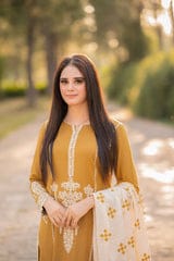 Embroidered Luxury Lawn Unstitched 3Pc | 1147