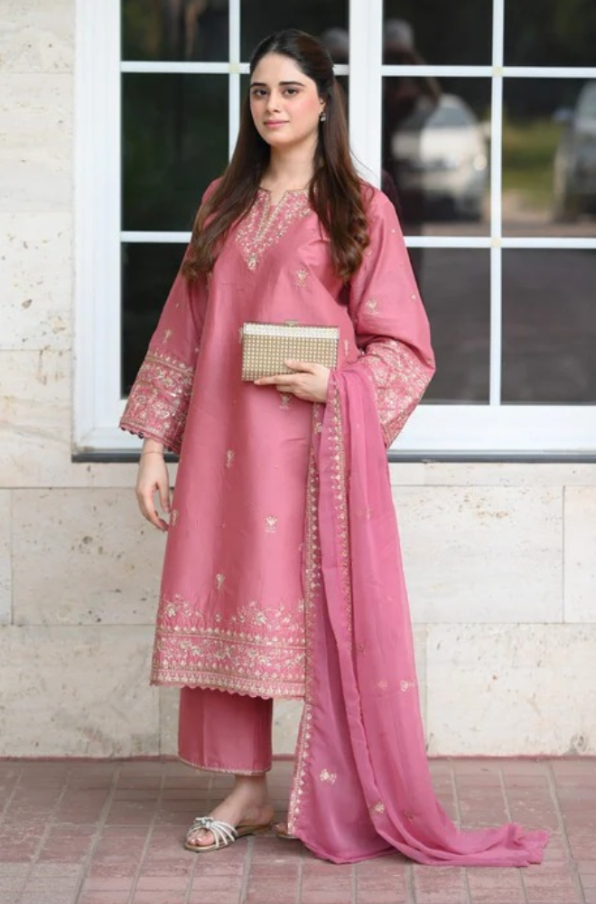 LAAM - Summer 3PC Lawn Embroidered Suit