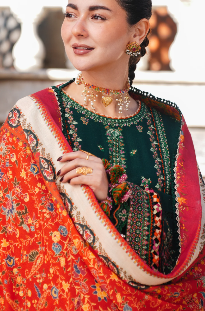 Hussain Rehar - Summer 3PC Lawn Embroidered Suit