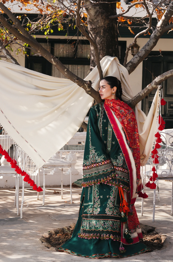 Hussain Rehar - Summer 3PC Lawn Embroidered Suit