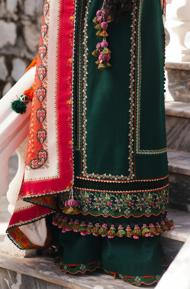 Hussain Rehar - Summer 3PC Lawn Embroidered Suit