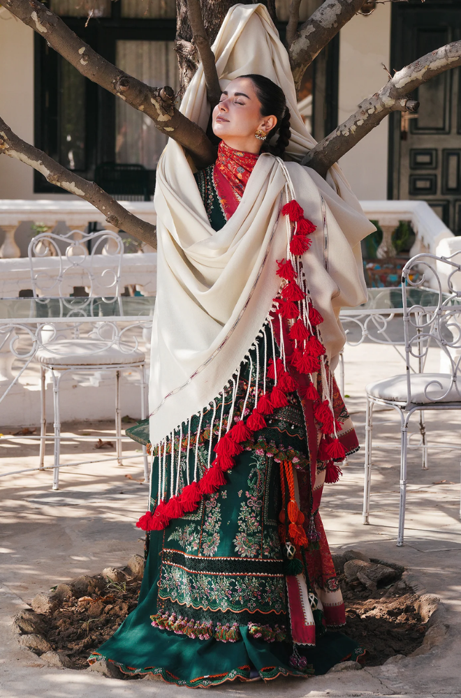 Hussain Rehar - Summer 3PC Lawn Embroidered Suit