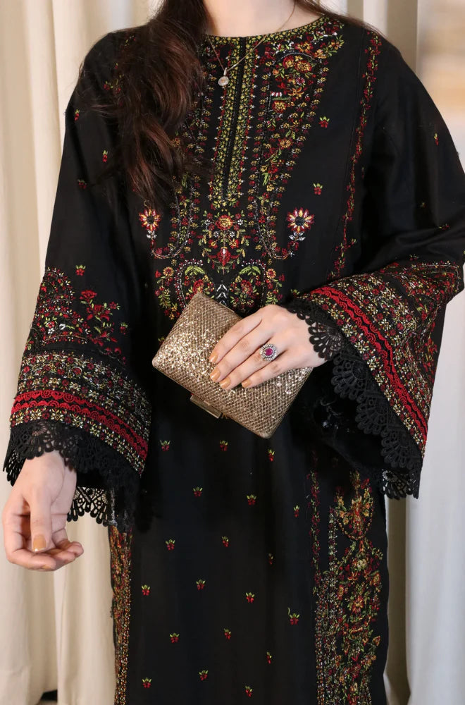 Zara Shahjahan - Summer 3PC Lawn Embroidered Suit