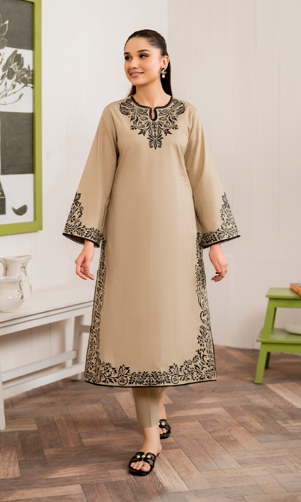 COCO – EC876 | UNSTITCHED | EMBROIDERED 3 PIECE