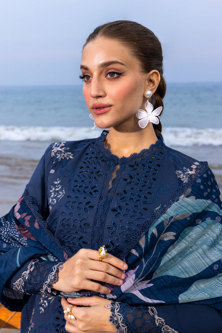 Rang Rasiya 3PC Unstitched Luxury Lawn Chikenkari Heavy Embroidered Suit