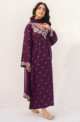 Dyot - Summer 3PC Lawn Embroidered Suit