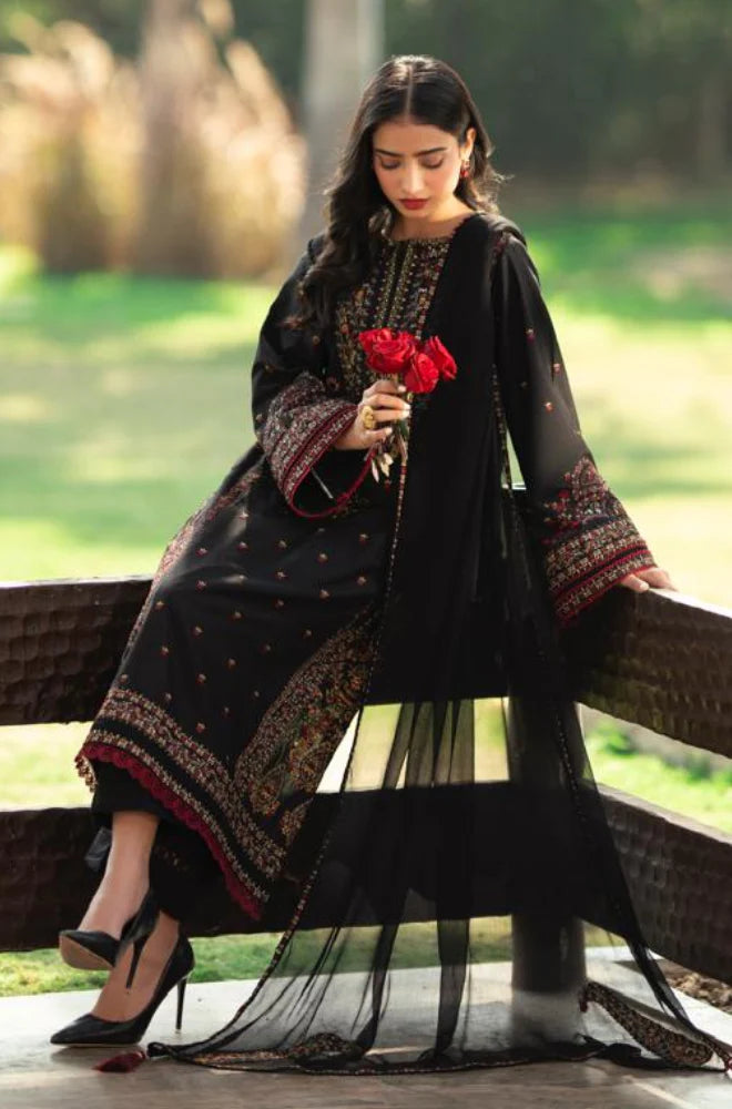 Zara Shahjahan - Summer 3PC Lawn Embroidered Suit