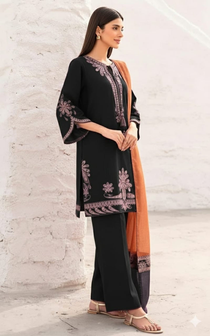 SUMMER 3PC LAWN EMBROIDERED SUIT - VL1157