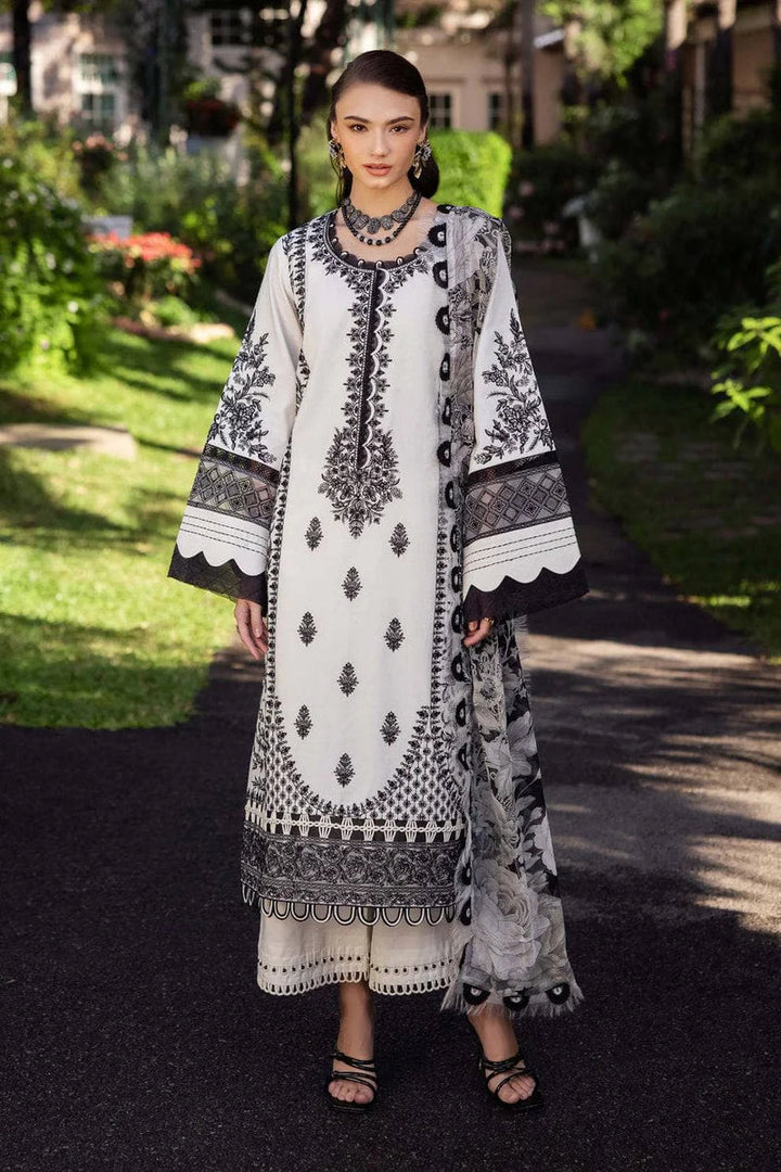 JADE - 3PC LAWN EMBROIDERED SHIRT WITH PRINTED CHIFFON DUPATTA