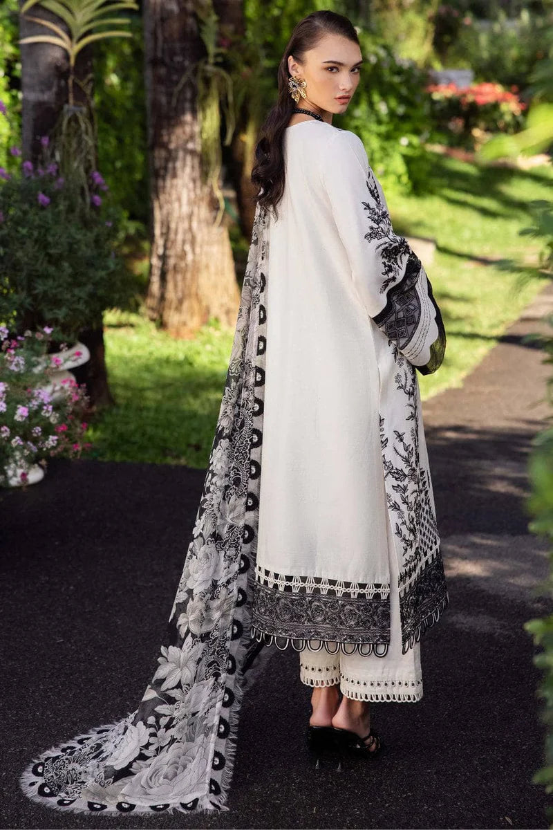 JADE - 3PC LAWN EMBROIDERED SHIRT WITH PRINTED CHIFFON DUPATTA
