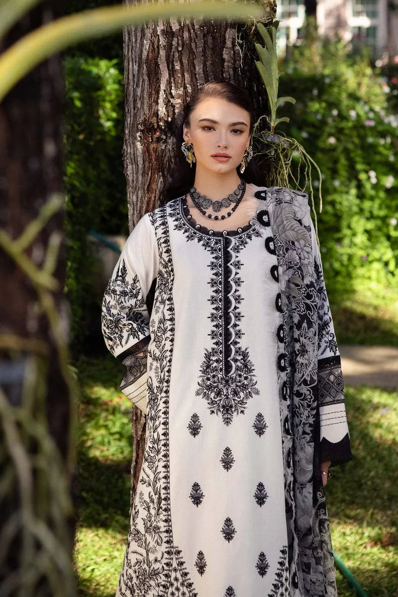 JADE - 3PC LAWN EMBROIDERED SHIRT WITH PRINTED CHIFFON DUPATTA