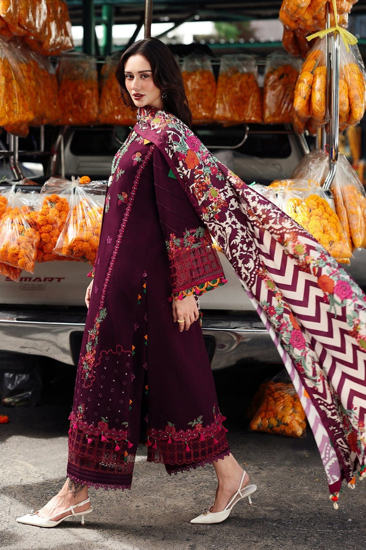 3PC UNSTITCHED LAWN EMBROIDERED SUIT