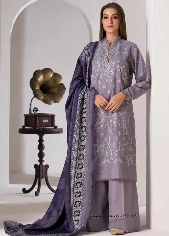 SUMMER 3PC LAWN EMBROIDERED SUIT - VL1150