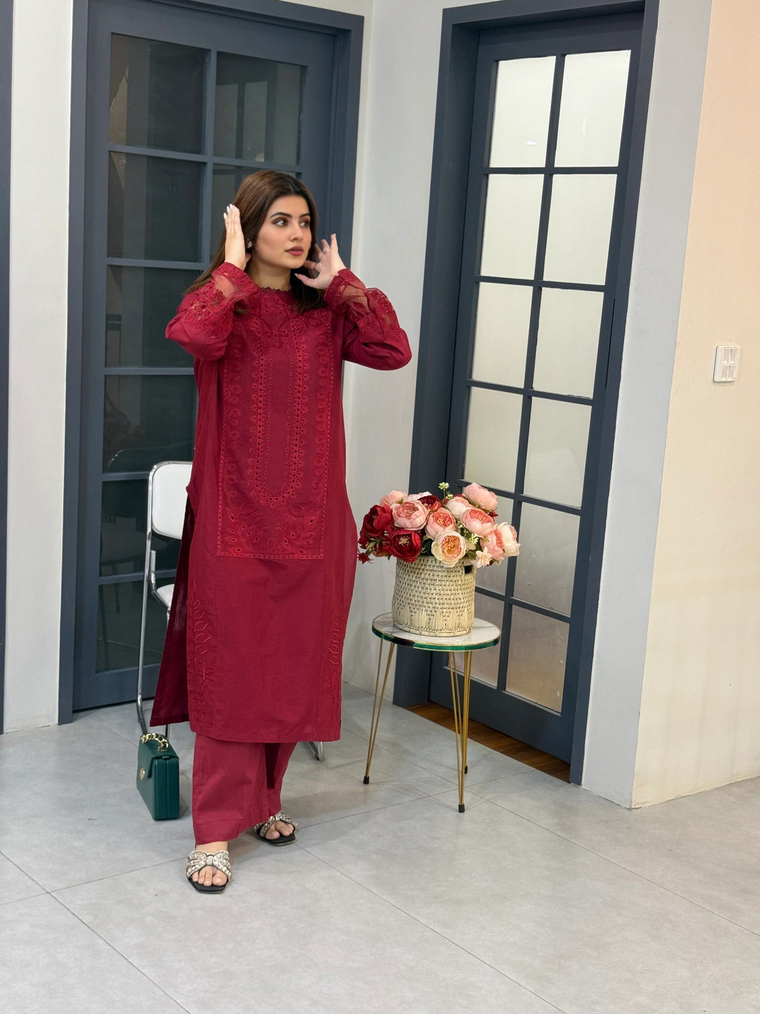 MRS-390 | Lawn Chikankari Stitched Suit