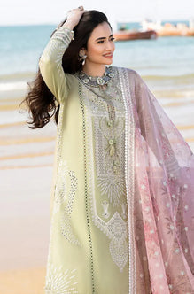 Jazmin - Summer 3PC Lawn Chicken Kari Embroidered Suit