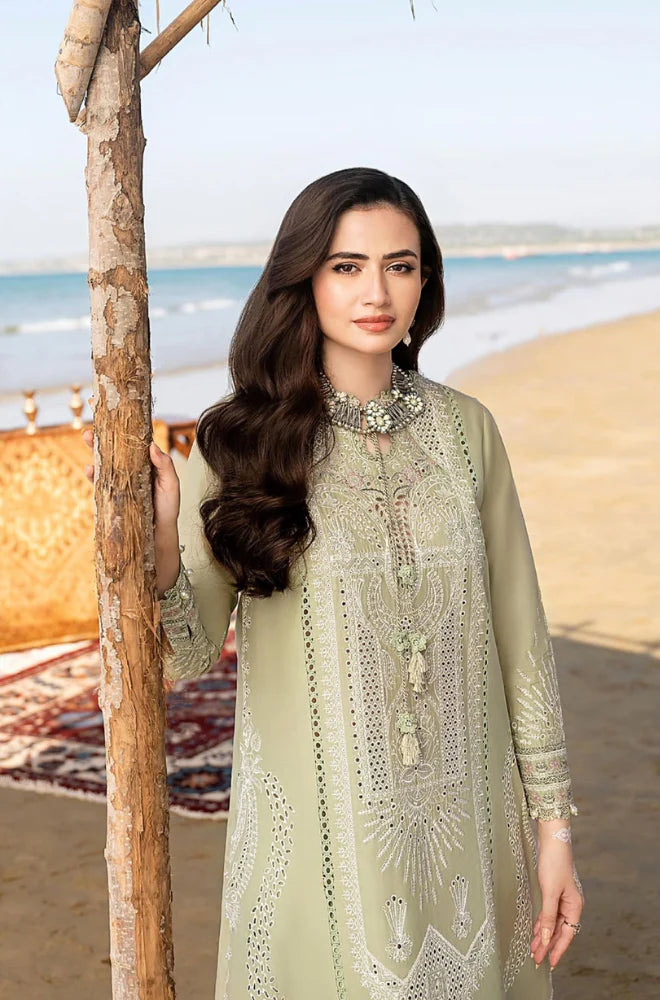 Jazmin - Summer 3PC Lawn Chicken Kari Embroidered Suit