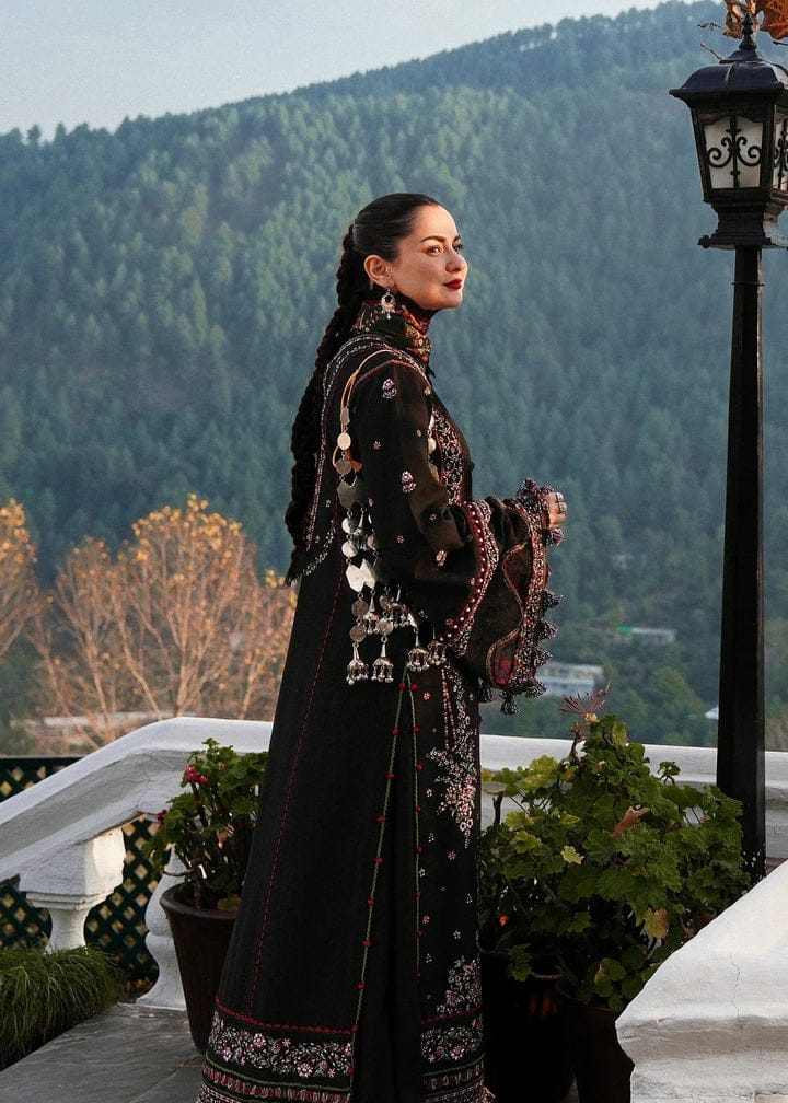 Qalamkar - 3PC Lawn Embroidered Shirt with Embroidered Lawn Dupatta (Unstitched) LC-7067