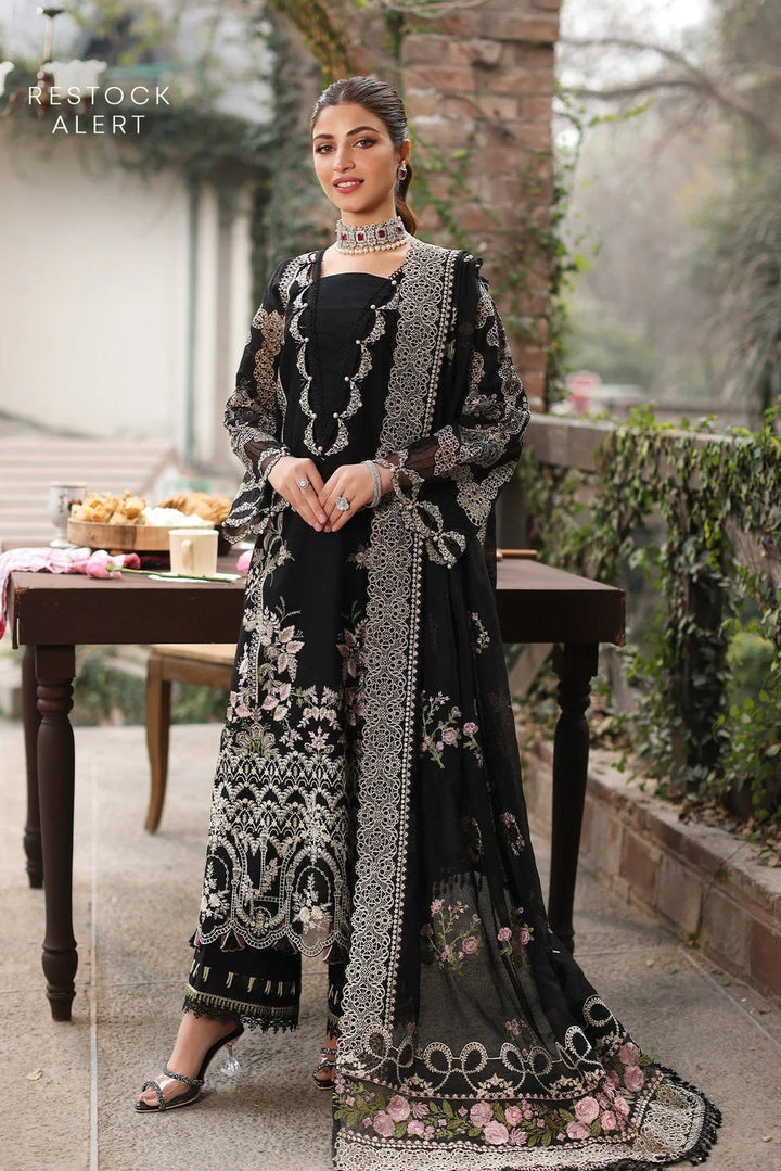 KAHF | NOOR | UNSTITCHED LAWN 3PC EMBROIDERED SUITE