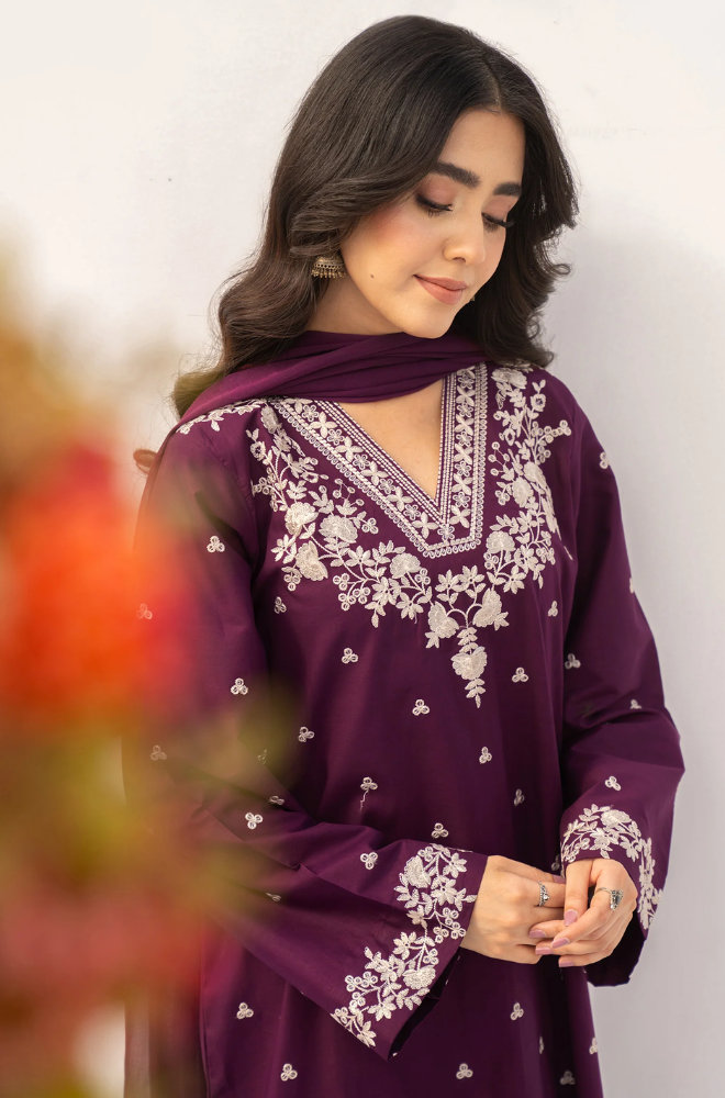 Dyot - Summer 3PC Lawn Embroidered Suit