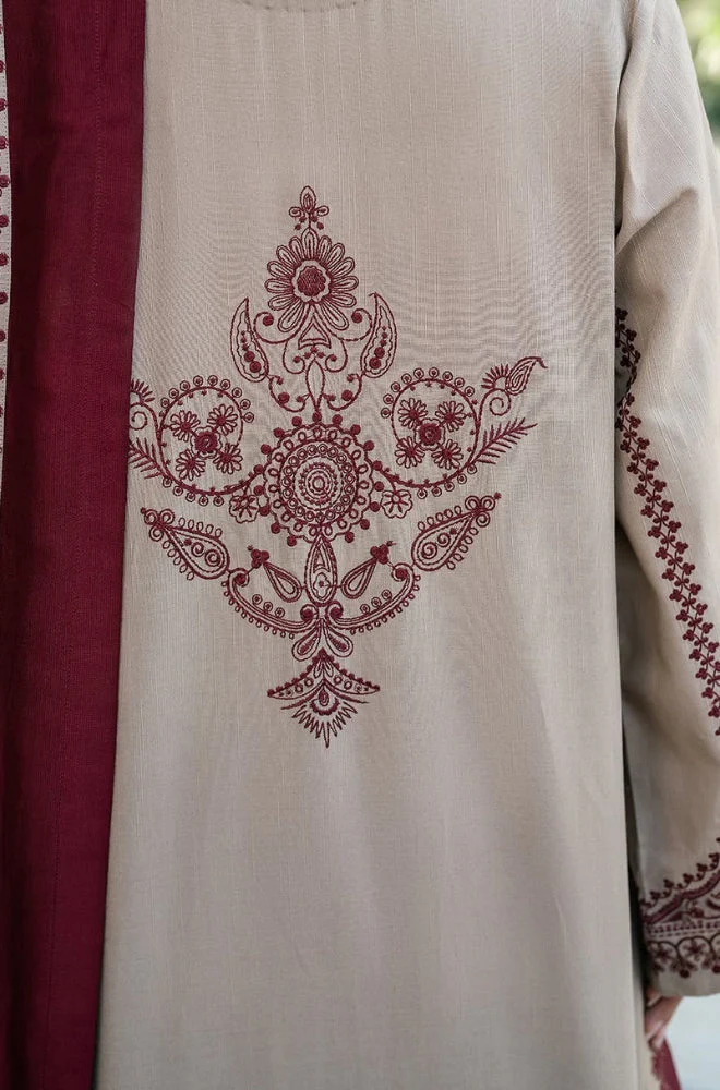 Baroque - Summer 3PC Lawn Embroidered Suit