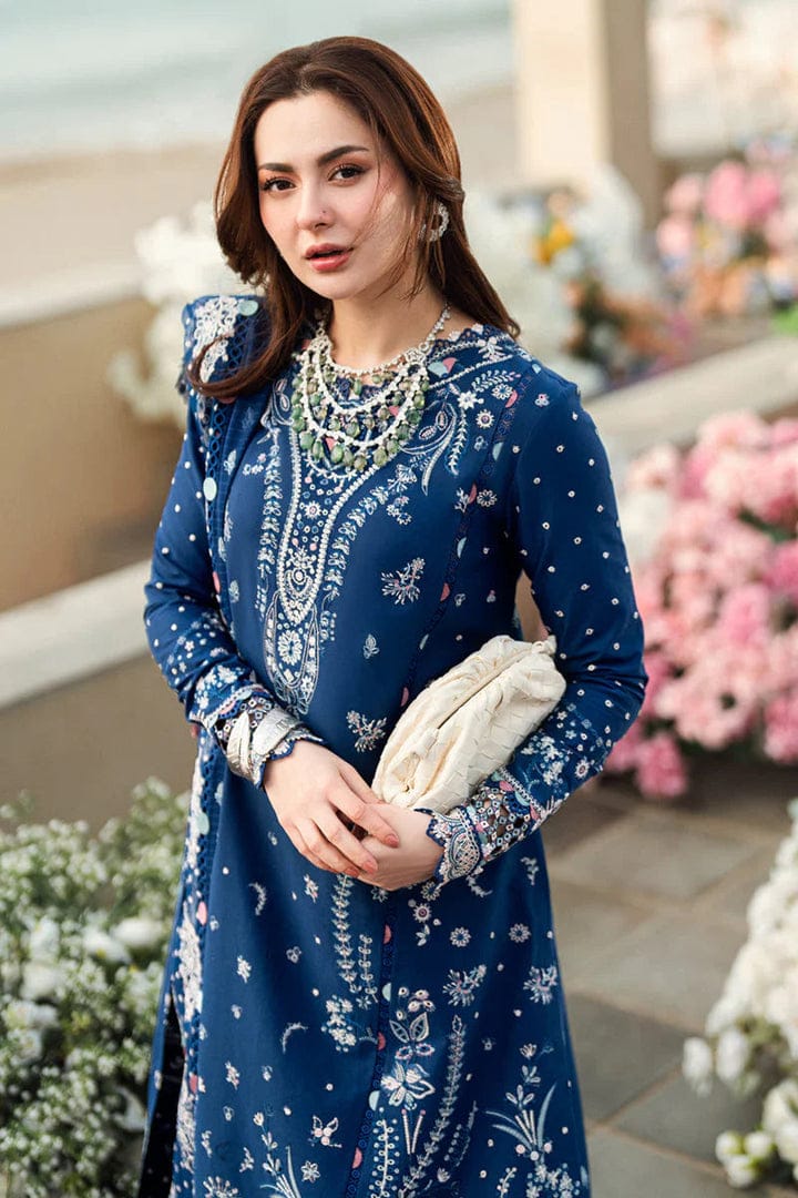 Embroidered Luxury Lawn Unstitched 3Pc | 1061