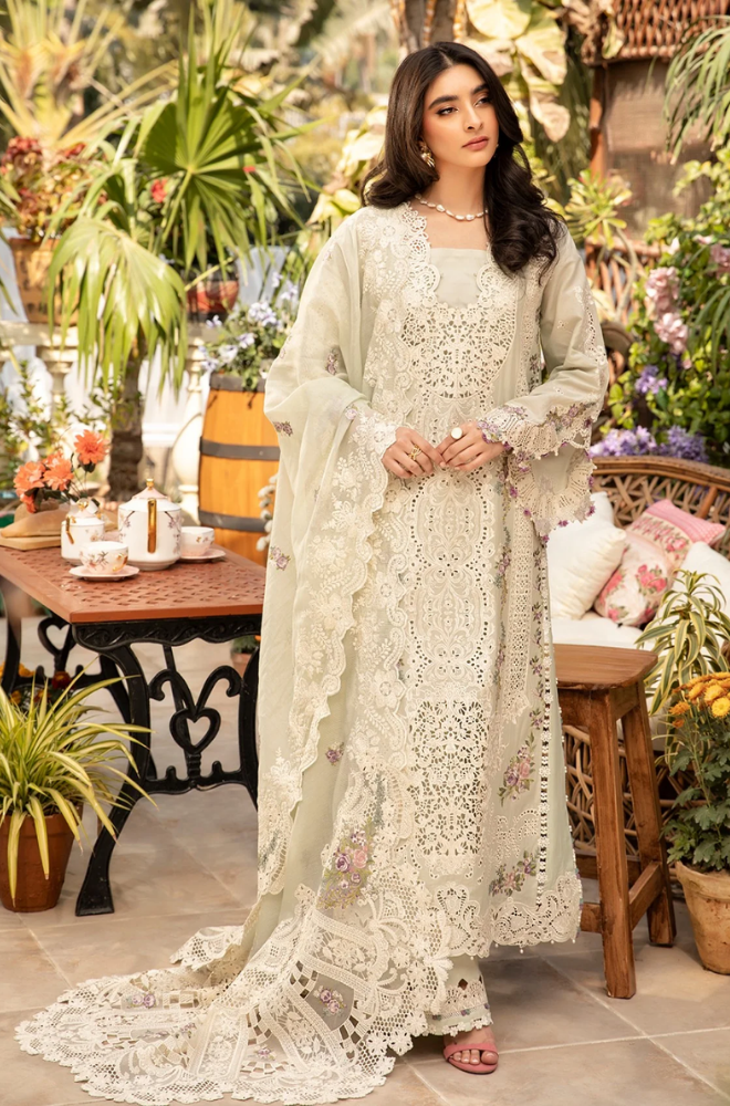 ELAF | SANAA | UNSTITCHED LAWN 3PC EMBROIDERED SUITE