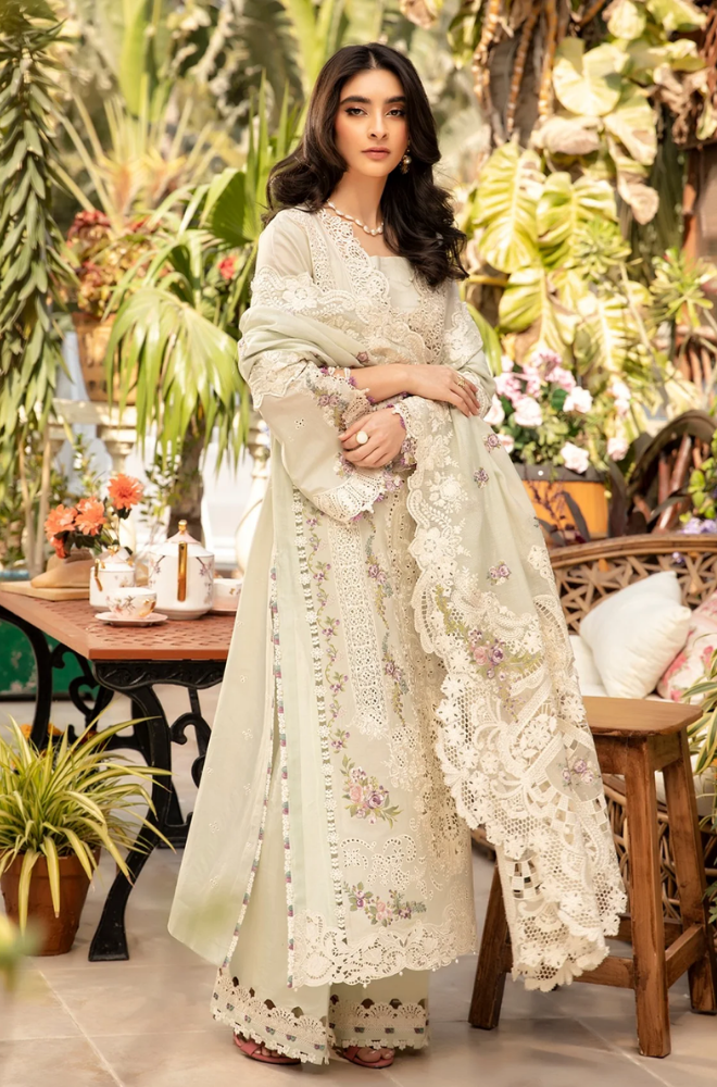 ELAF | SANAA | UNSTITCHED LAWN 3PC EMBROIDERED SUITE
