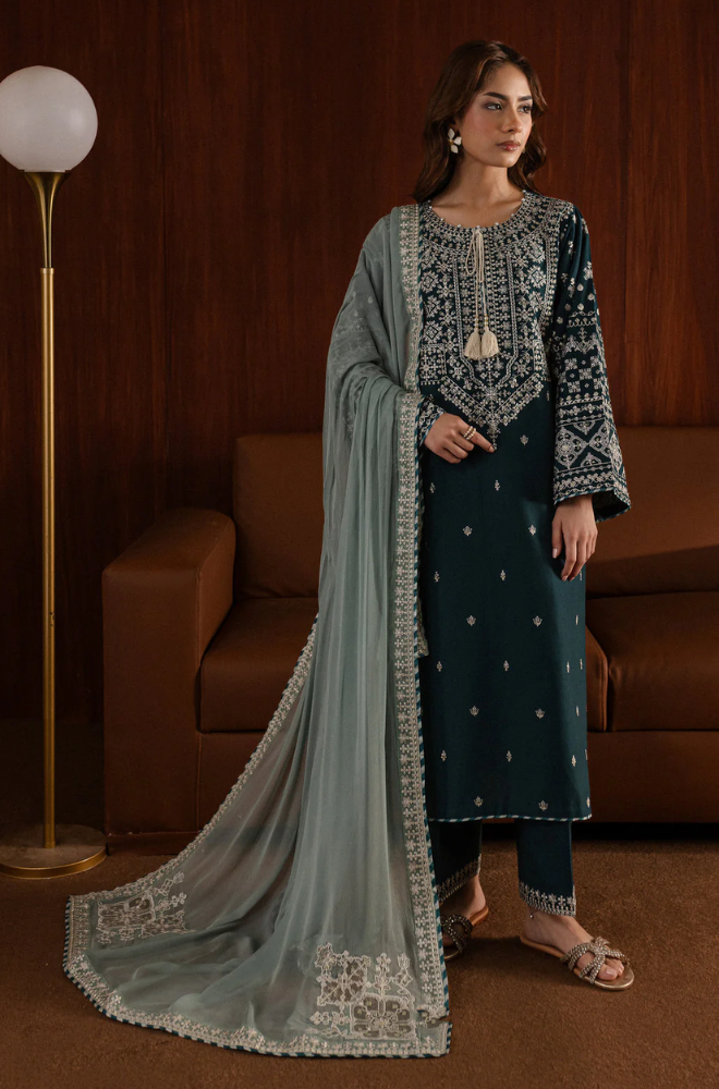 Azure - Summer 3PC Lawn Embroidered Suit
