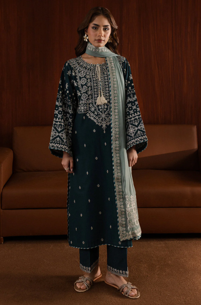 Azure - Summer 3PC Lawn Embroidered Suit