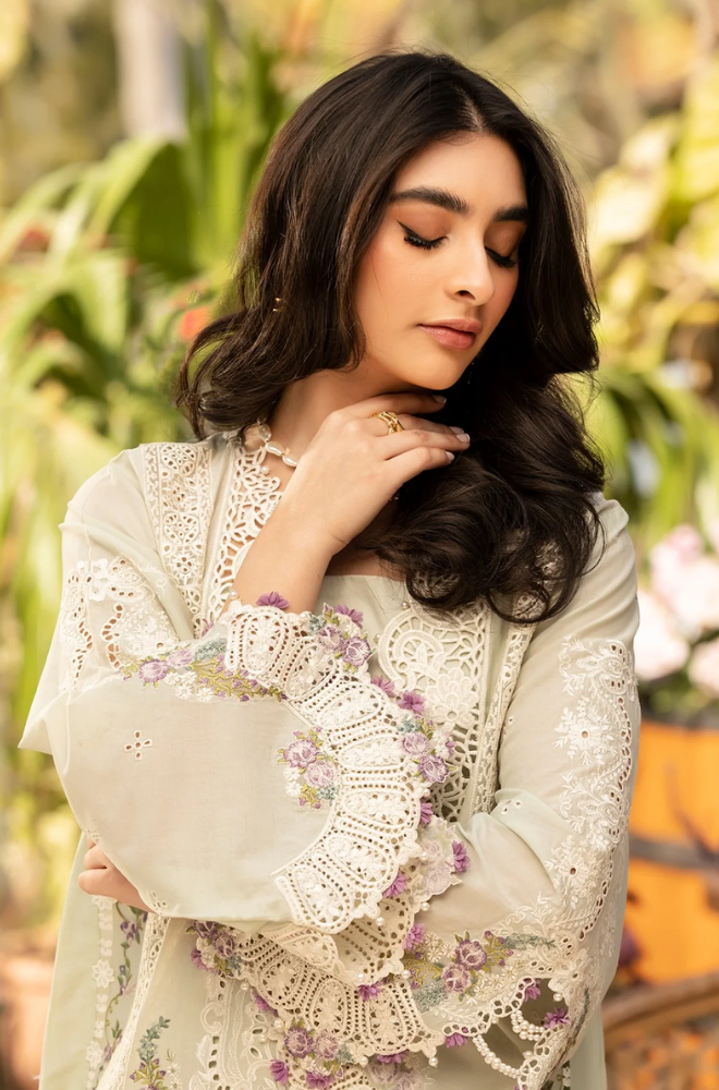 ELAF | SANAA | UNSTITCHED LAWN 3PC EMBROIDERED SUITE