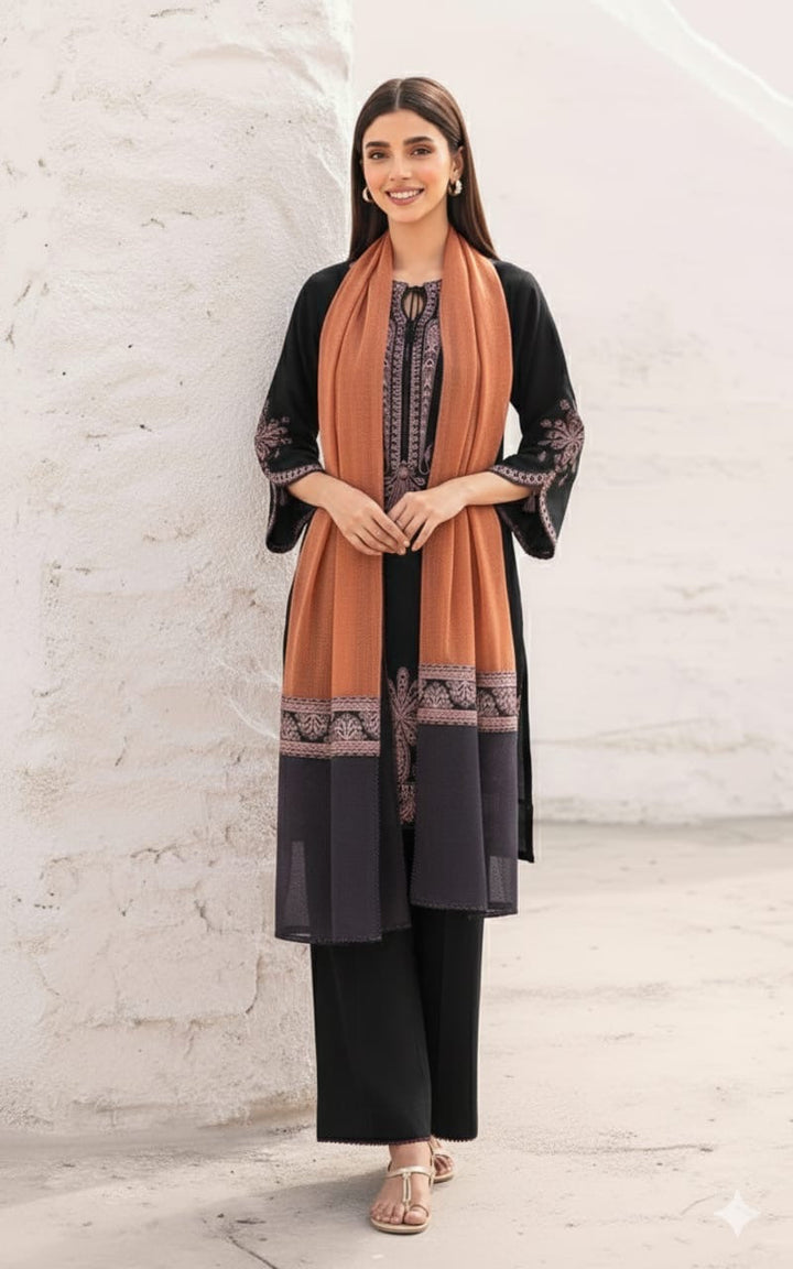 SUMMER 3PC LAWN EMBROIDERED SUIT - VL1157
