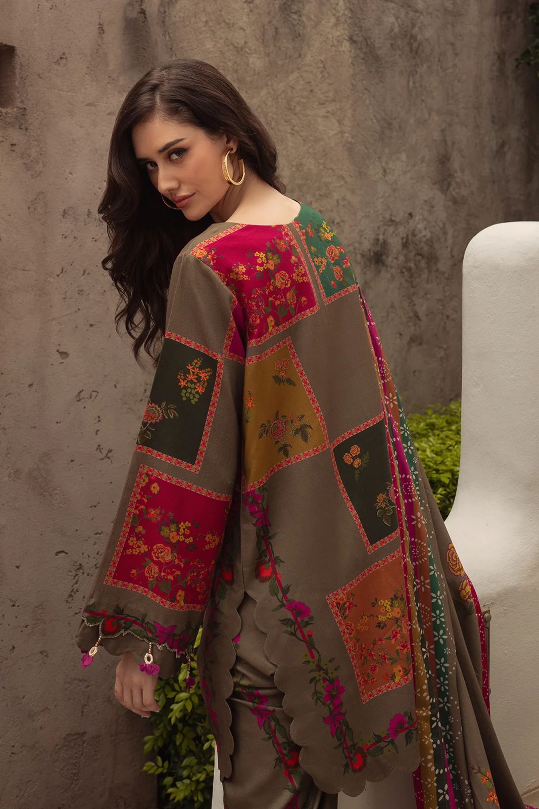 Charizma - Winter 3PC Karandi Digital Print Dress - KP3387