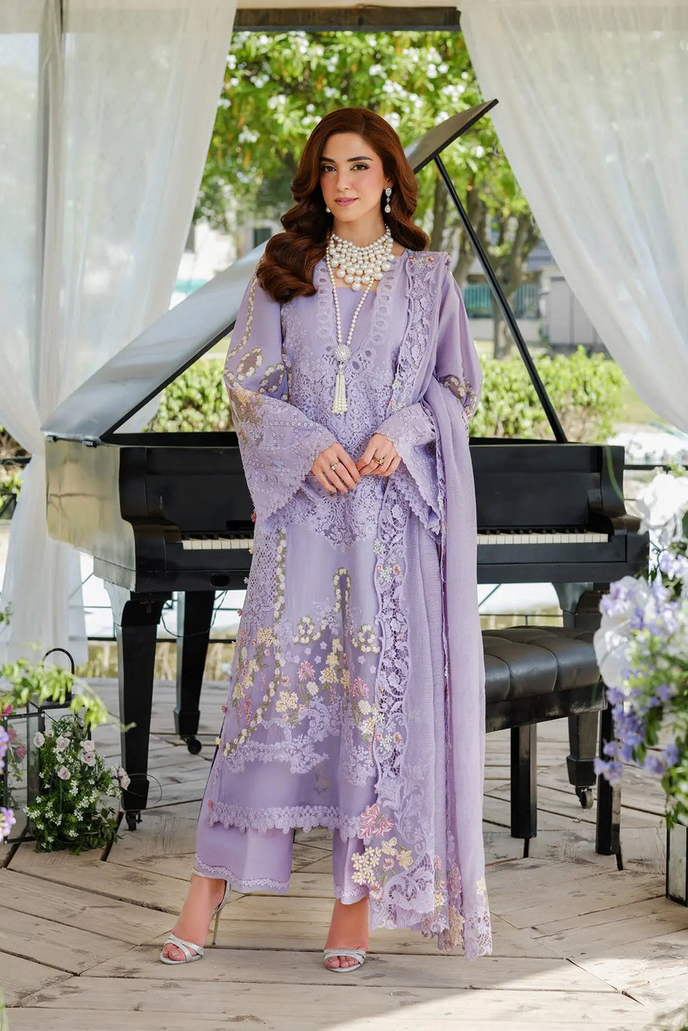 ELAF | PARIS HUES | UNSTITCHED LAWN 3PC WITH DUPATTA EMBROIDERED