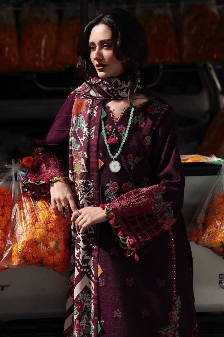 3PC UNSTITCHED LAWN EMBROIDERED SUIT