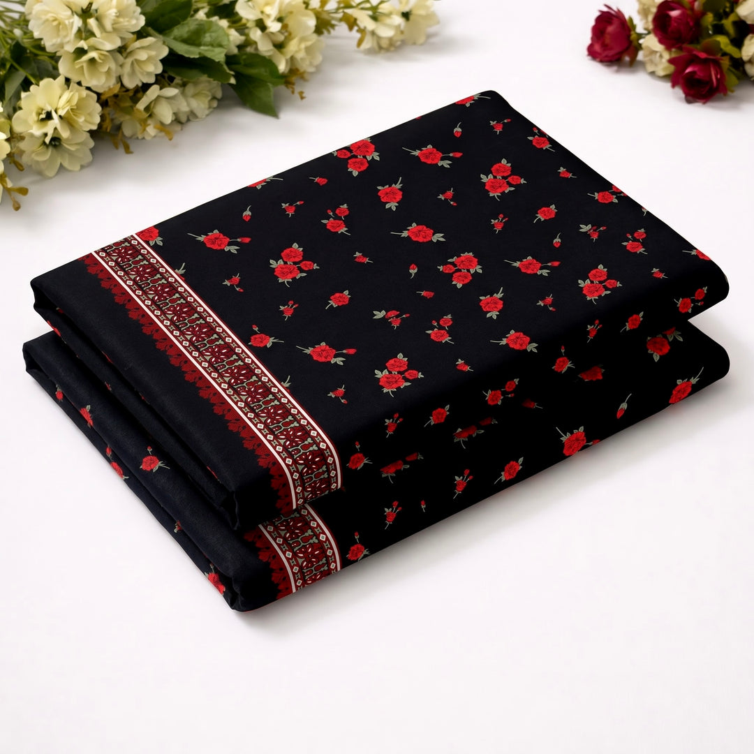 PRINTED CAMBRIC – 2 PIECE UNSTITCHED SUIT 858