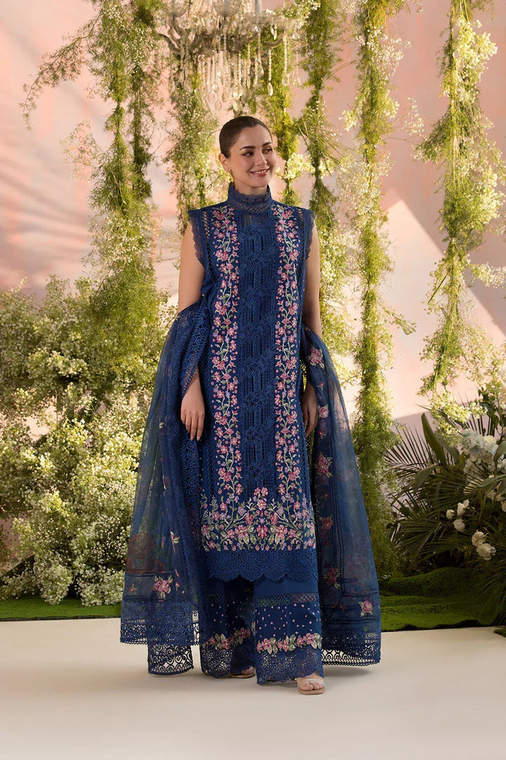 SOBIA NAZIR |UNSTITCHED LAWN 3PC EMBROIDERED SUITE