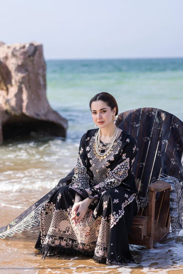 QALAMKAR | HANIA AMIR | SAHIL KINARAY | UNSTITCHED LAWN 3PC