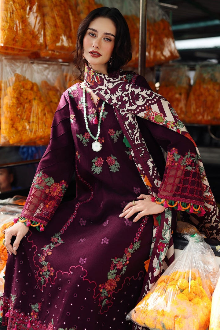 3PC UNSTITCHED LAWN EMBROIDERED SUIT