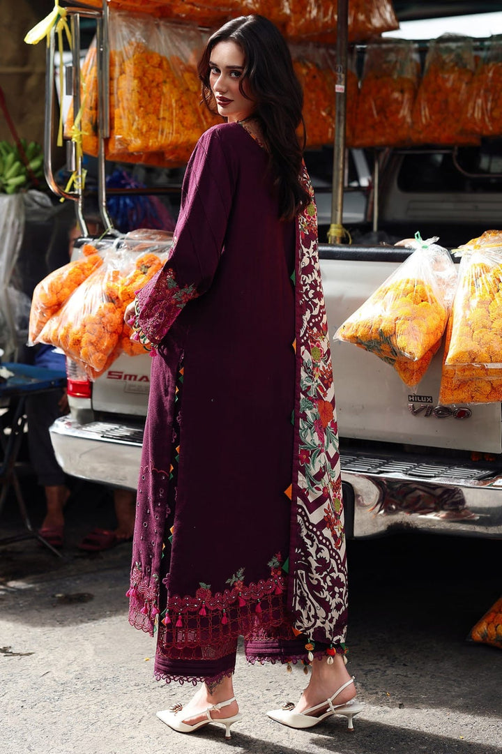 3PC UNSTITCHED LAWN EMBROIDERED SUIT